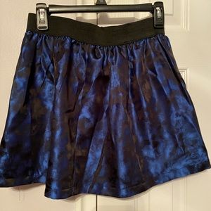 XXI blue and black skirt